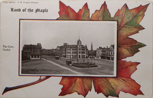 Canadian patriotic postcard, photo The Gore, Guelph (Ontario) c. 1910