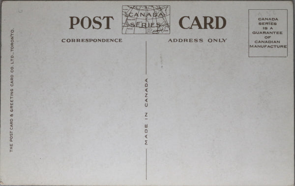 Canadian postcard of CSL Niagara steamer “Cayuga” on Lake Ontario