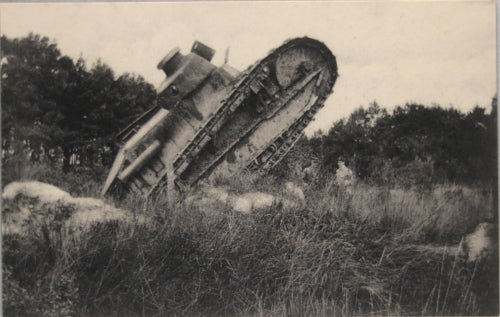 Carte postale photo Char Renault FT français Carte postale photo Char Renault FT français