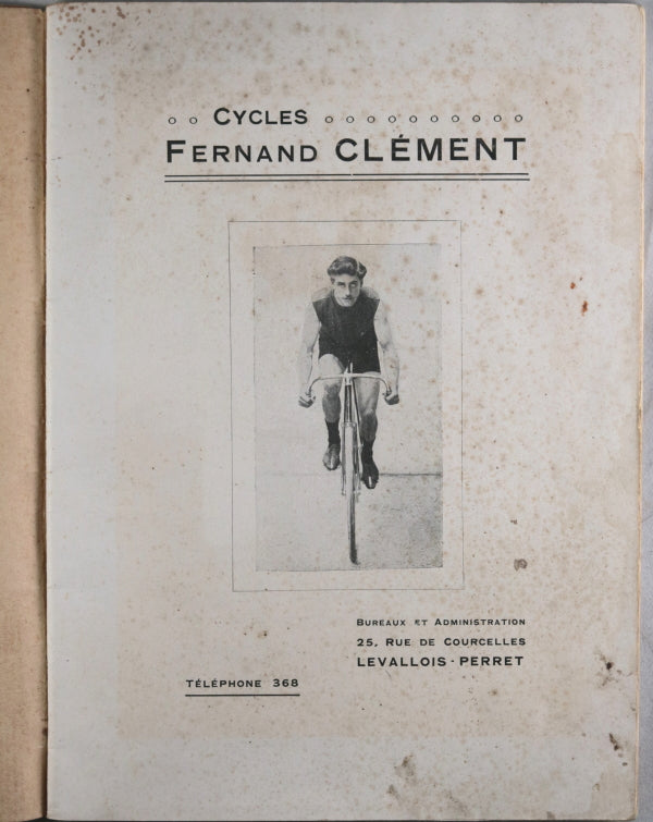 Catalogue bicyclettes Fernand Clément, Levallois-Perret (Seine) c.1910