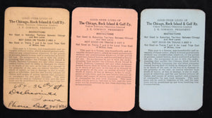 Chicago, Rock Island & Pacific Railway Company system passes 1929-31-32