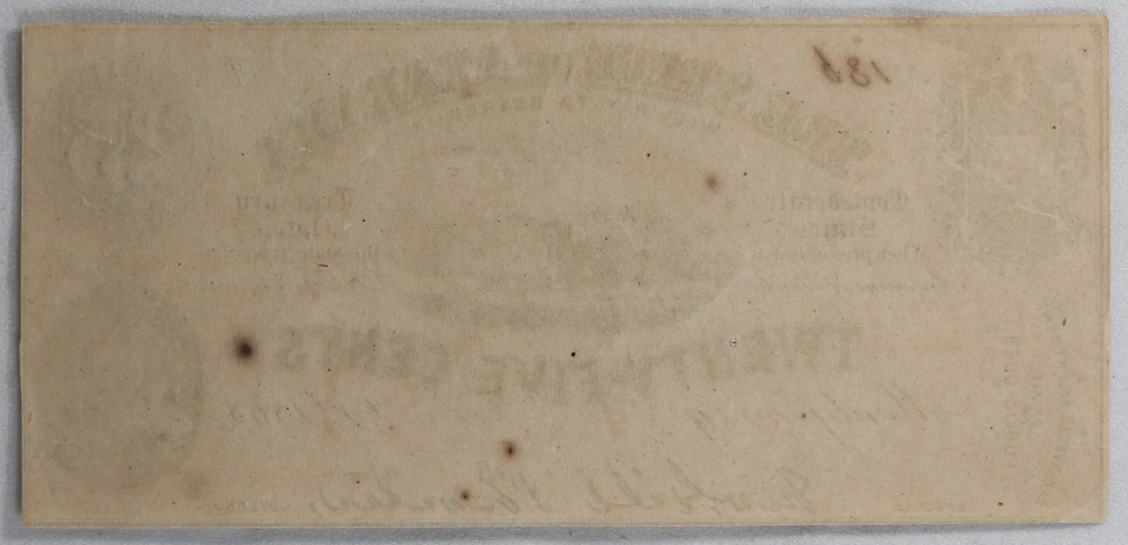 Confederate - State of Alabama 1863 25¢ note