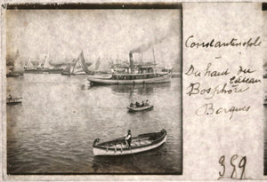 Constantinople Turkey 14 stereoscopic glass photo slides c. 1910