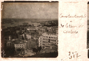 Constantinople Turkey 14 stereoscopic glass photo slides c. 1910