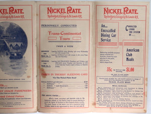 December 1902 timetable NY, Chicago and St Louis RR (Nickel Plate)
