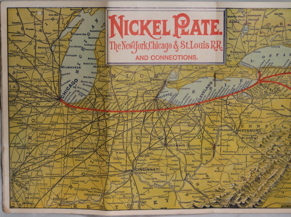 December 1902 timetable NY, Chicago and St Louis RR (Nickel Plate)