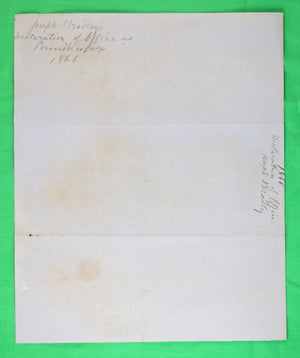 Declaration of Office - Poundkeeper for Clinton Ont. (1866)