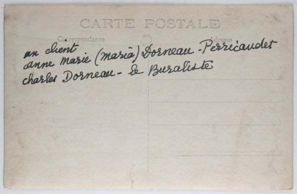 Deux CPA, photos Tabac à Montceau-les-Mines (Saône-et-Loire) c. 1910