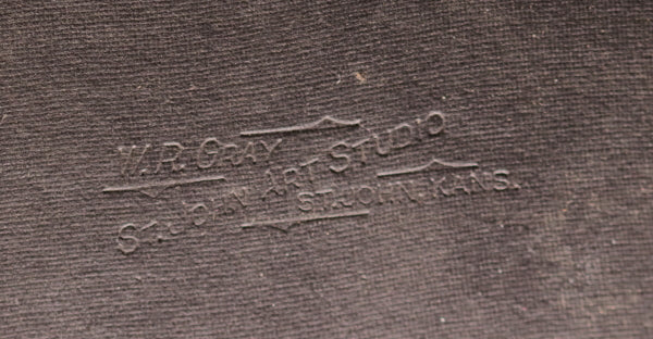 Early 1900s B&W photo of two African-American brothers in Kansas