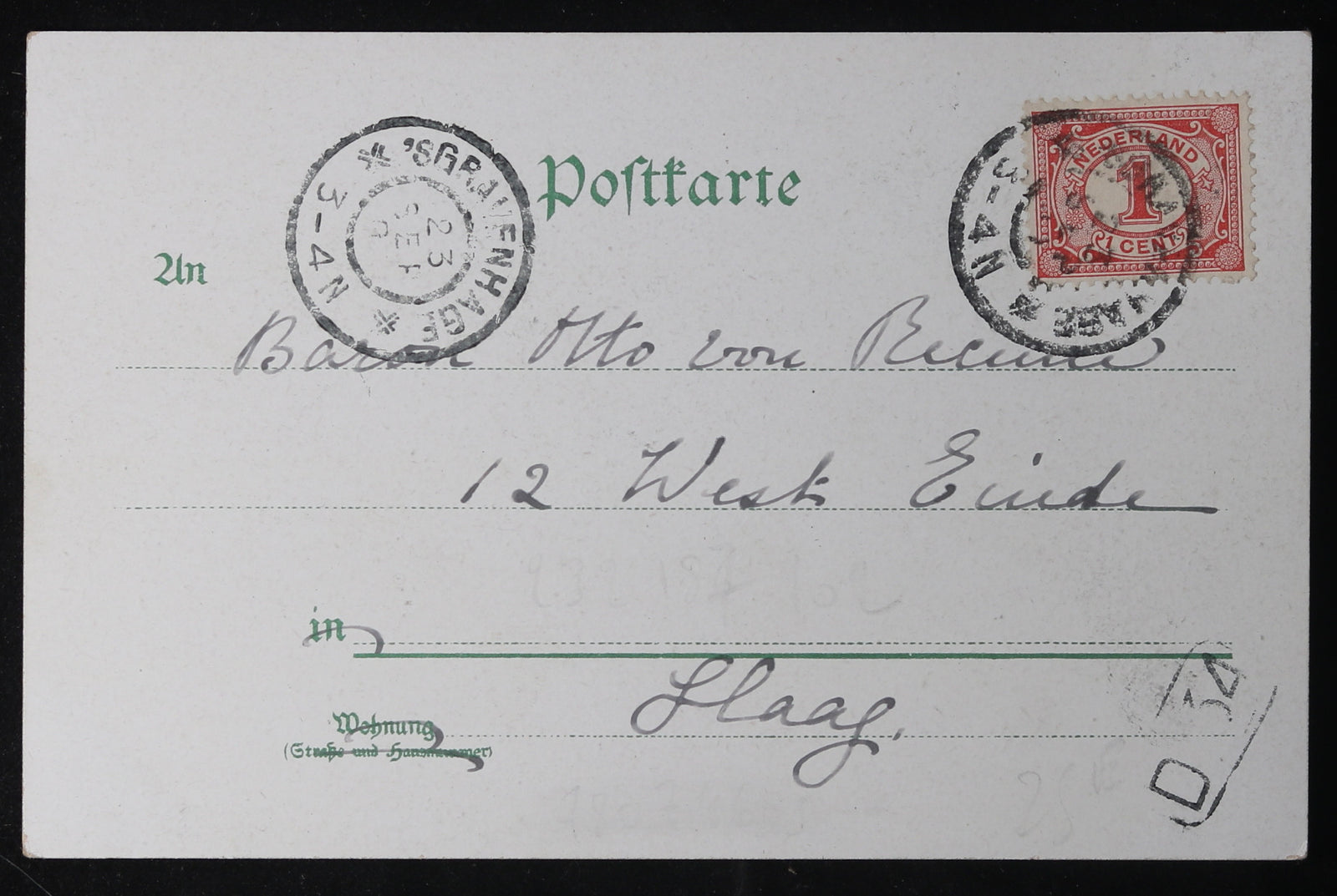 Early 1900s Barnum and Bailey trapeze postcard (German) #1