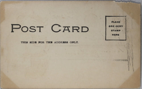 Early 1900s  Black Americana postcard ‘A pressing engagement’