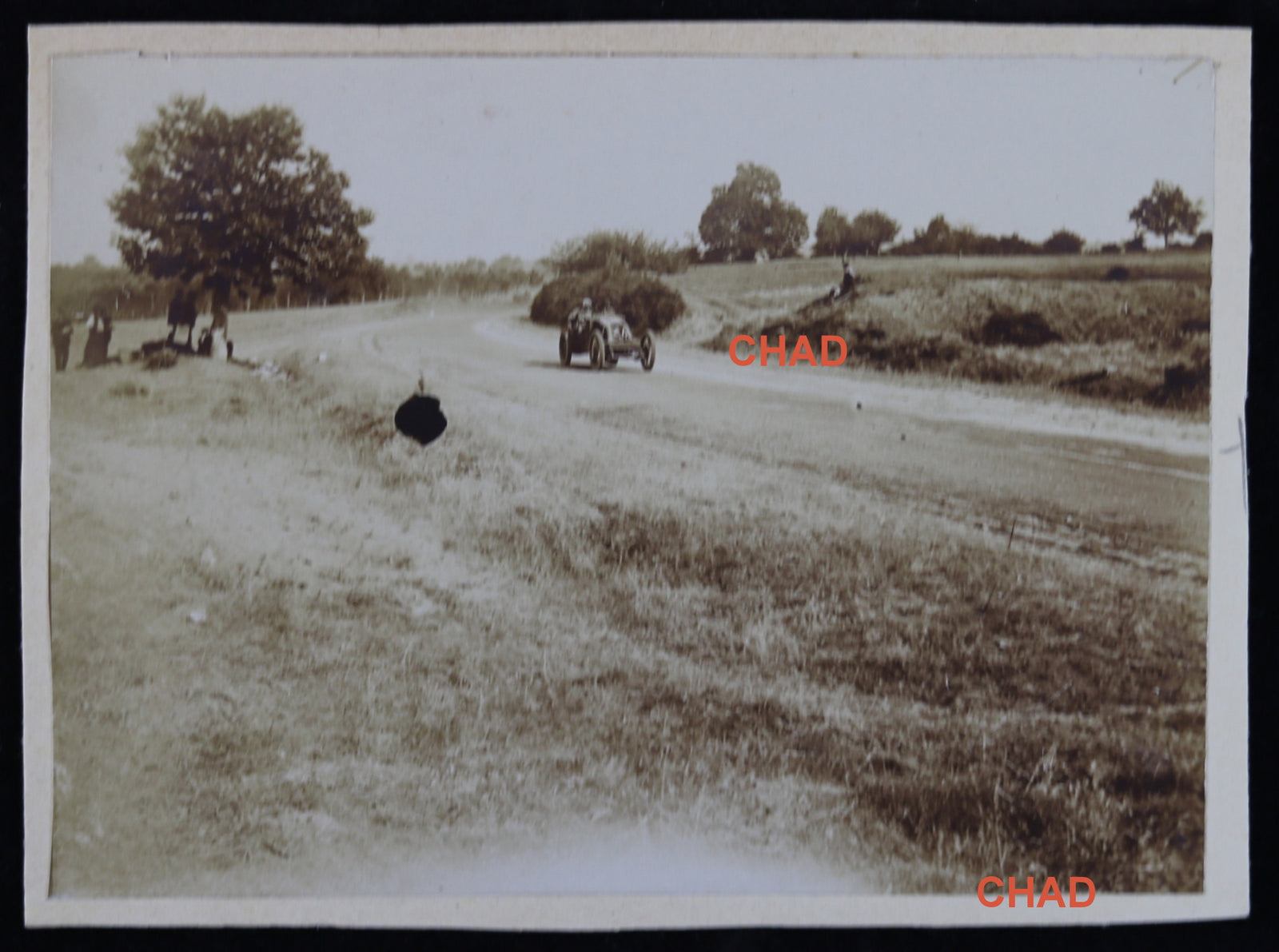 Early 1900s car rally photo