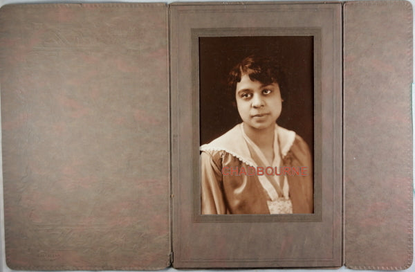 Early 1900s two B&W photos African-American women, Wichita KS