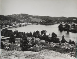 Early CPR photo of Wakefield Gatineau Valley Quebec @1917