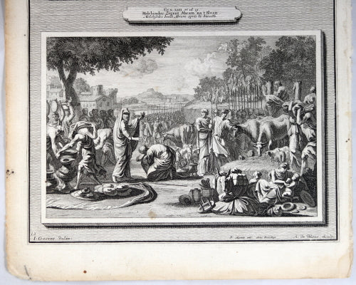 Engraving #12 from Mortier’s ‘History of Old and New Testament’ ~1700