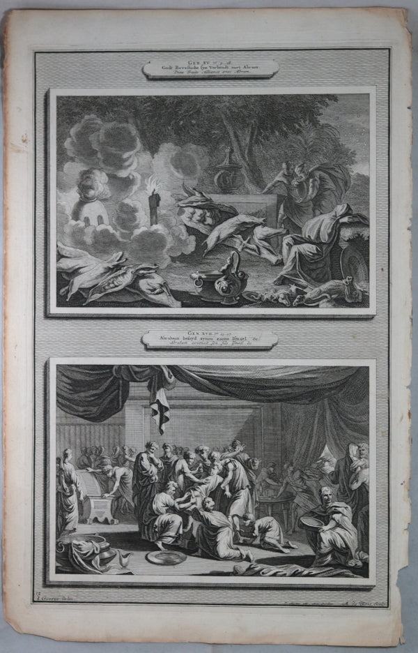 Engraving #13 from Mortier’s ‘History of Old and New Testament’ ~1700