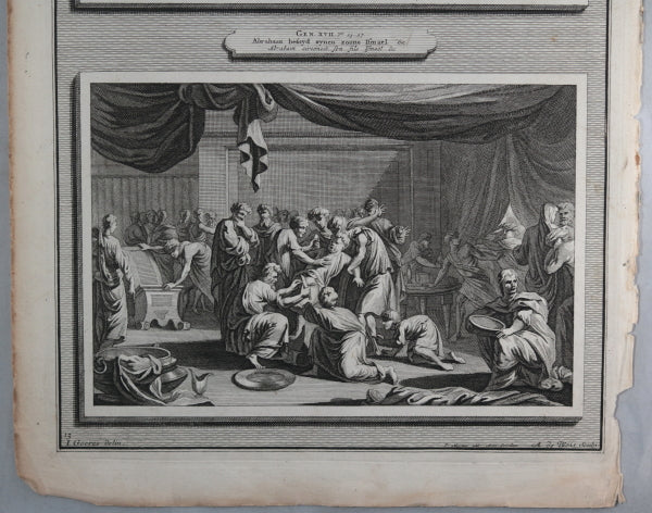 Engraving #13 from Mortier’s ‘History of Old and New Testament’ ~1700