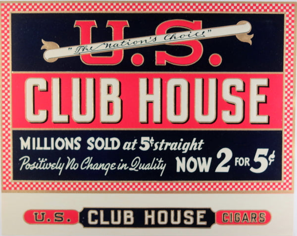 Four (4) inner Cigar box labels, early 1900s #6