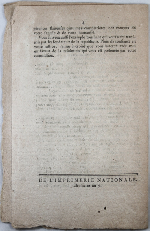 France 1798 discours anti-esclavage par député noir au Conseil des 500
