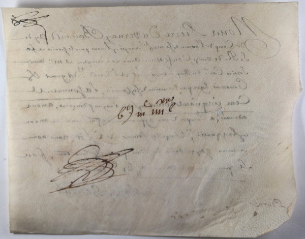 France 17eme, quittance pour Pierre Duvernay-Boucauld 166?