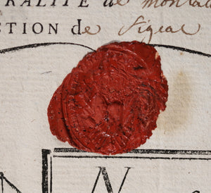 France Congé Absolu - Régiment de Montauban 1774
