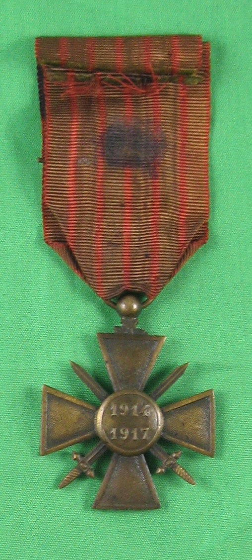 France médaille Croix de Guerre 1914-17 avec étoile