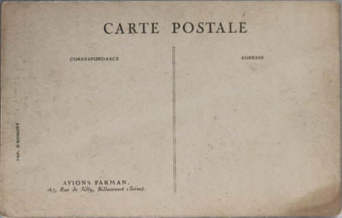 France trois CPA illustrées avec thème d’aviation c.1910-28