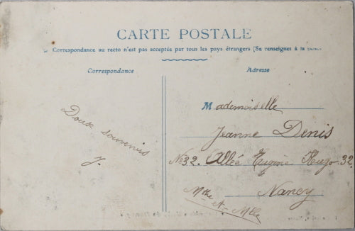 France trois cartes postales, dirigeable « Ville de Nancy » c.1909