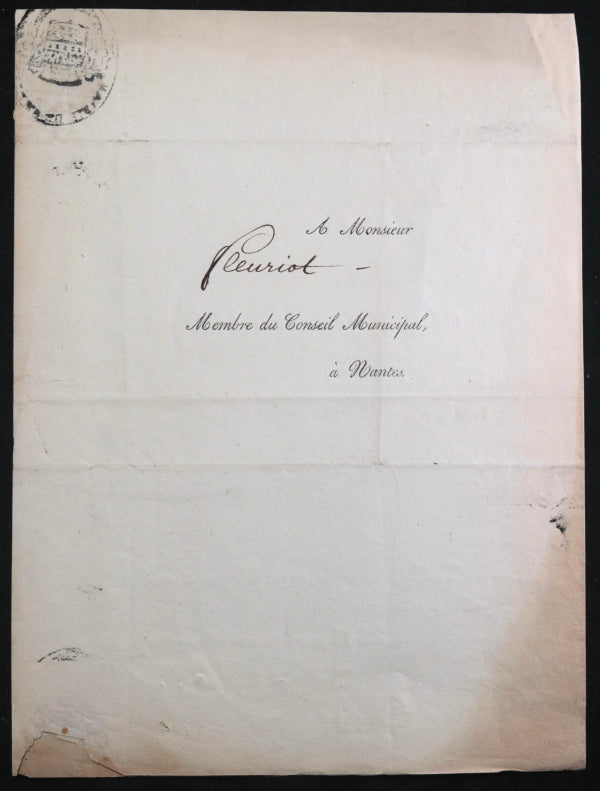 France juin 1815 réunion extraordinaire du Conseil Municipal Nantes