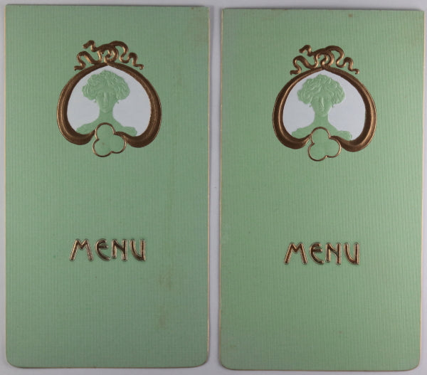 France lot de menus vierges, style Art Deco