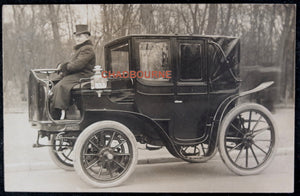 France photo postcard Krieger Landaulette Electric automobile c. 1903