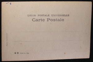 France series of 5 postcards, story of girl cooking and magic c. 1906