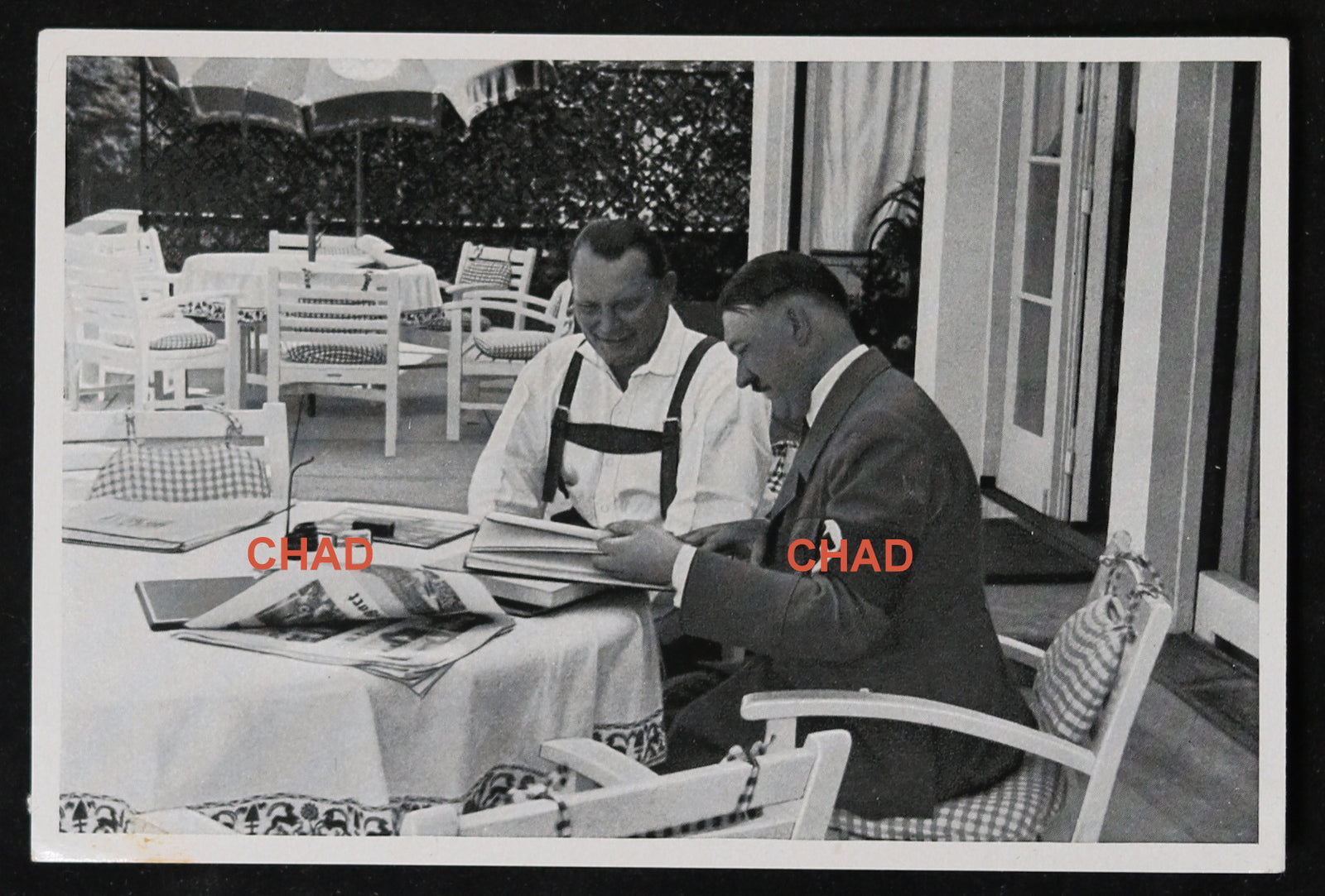 German propaganda photograph Hitler meeting Göring (pre-war)