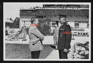 German propaganda photograph Hitler meeting army officer (pre-war)