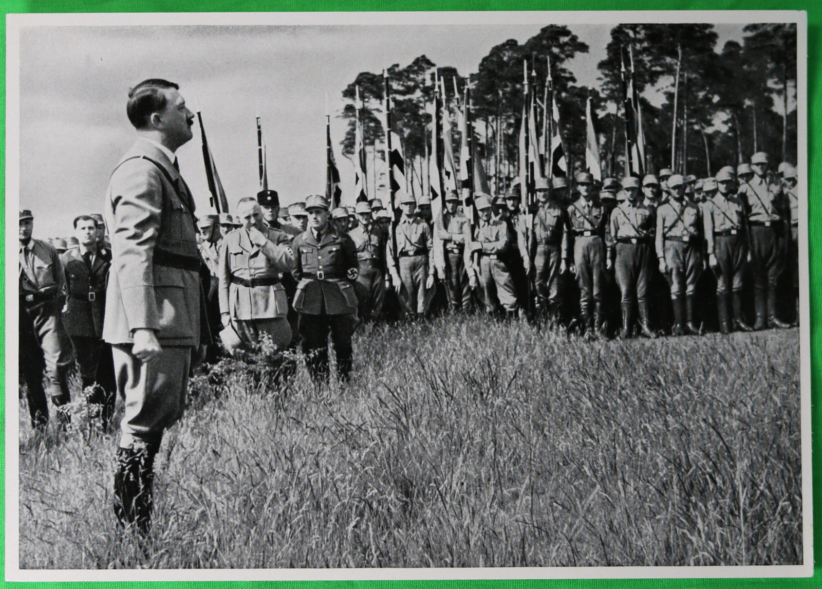 German propaganda photograph, Hitler takeover of Leadership School 1933