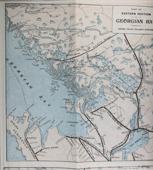 Grand Trunk Railway System and Muskoka Navigation Co. brochure c.1898