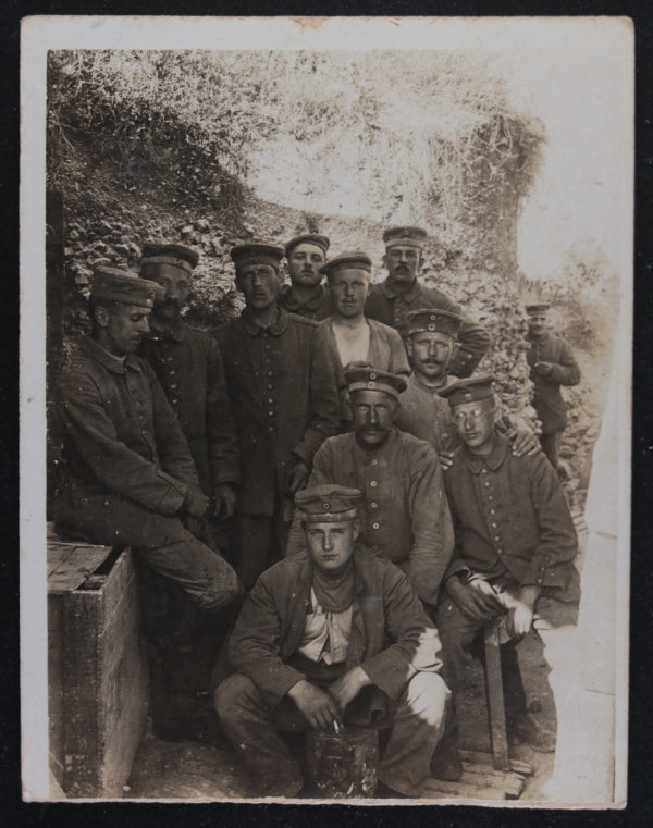 Guerre 14-18 1916 carte photo troupes allemands près Ayette France