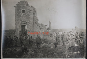 Guerre 14-18 France photo ruines église Regnéville-sur-Meuse