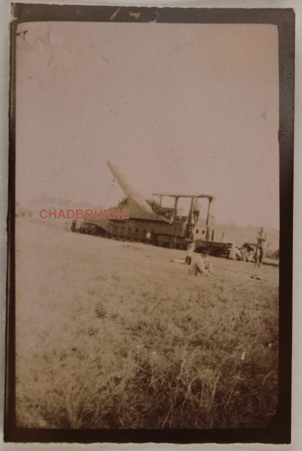 Guerre 1418 Somme photo artillerie lourde (ALVF) 1916