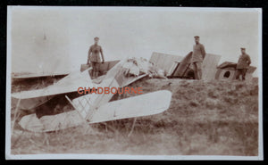 Guerre 14-18 avion Français abattu près Le Forest (Somme) 1916