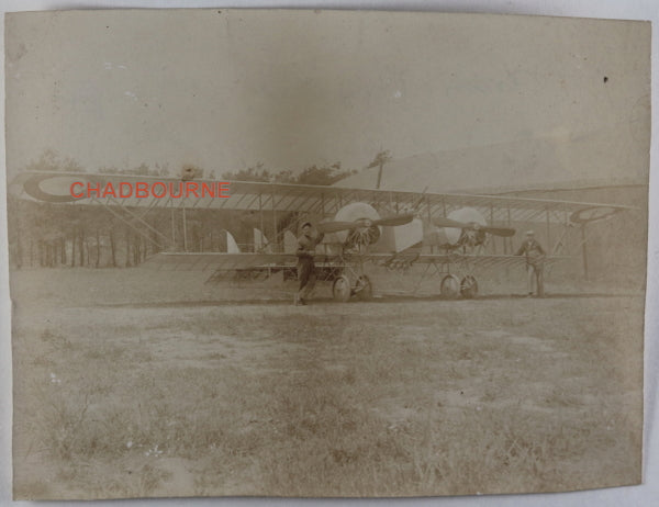 Guerre 1418 photo avion biplan Caudron G.4 de l’escadrille C.27
