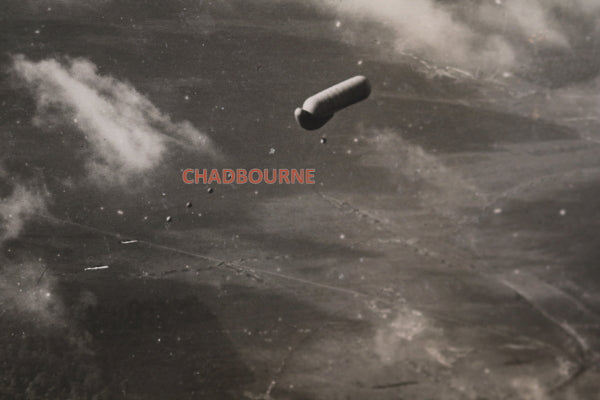 Guerre 14/18 France Somme photo aérienne ballon observation saucisse
