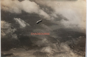 Guerre 14/18 France Somme photo aérienne ballon observation saucisse