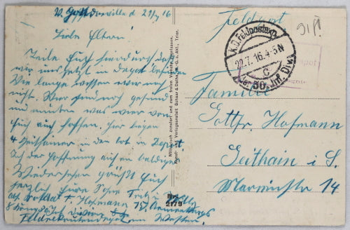 Guerre 14-18 CPA Verdun poilus et zouaves mort 1916