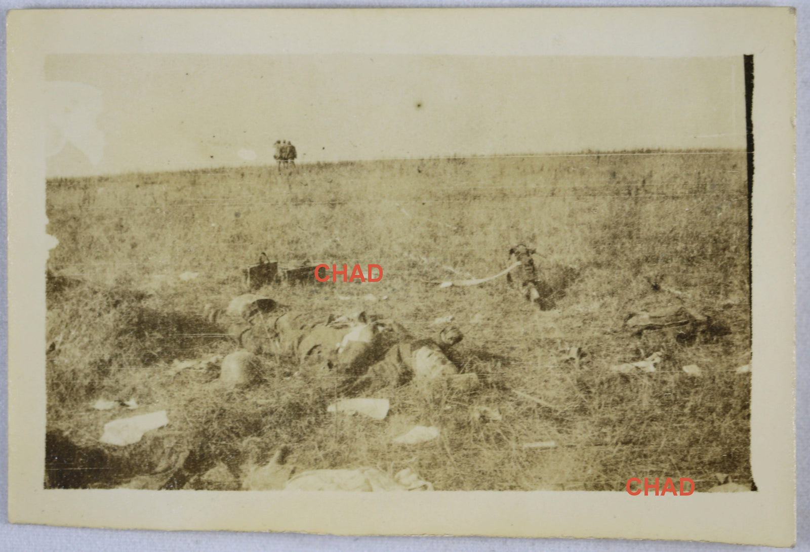 Guerre 14-18  WW1 photo 1918 mitrailleur allemand tué à Le-Hérie-la-Viéville