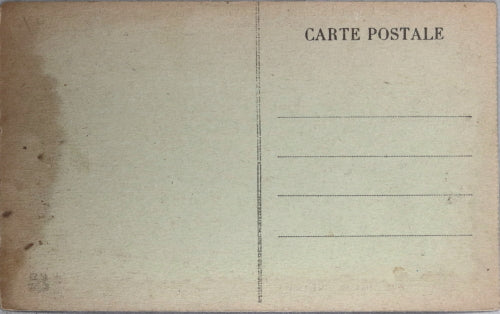 Guerre 14-18 carte postale, photo entonnoir à La Boisselle (Somme)