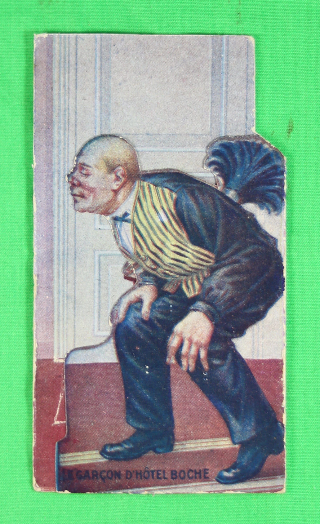 Guerre 14-18 carte système anti-allemand ‘Le Garçon d'Hotel Guerre 14-18 carte système anti-allemand ‘Le Garçon d'Hotel Boche'