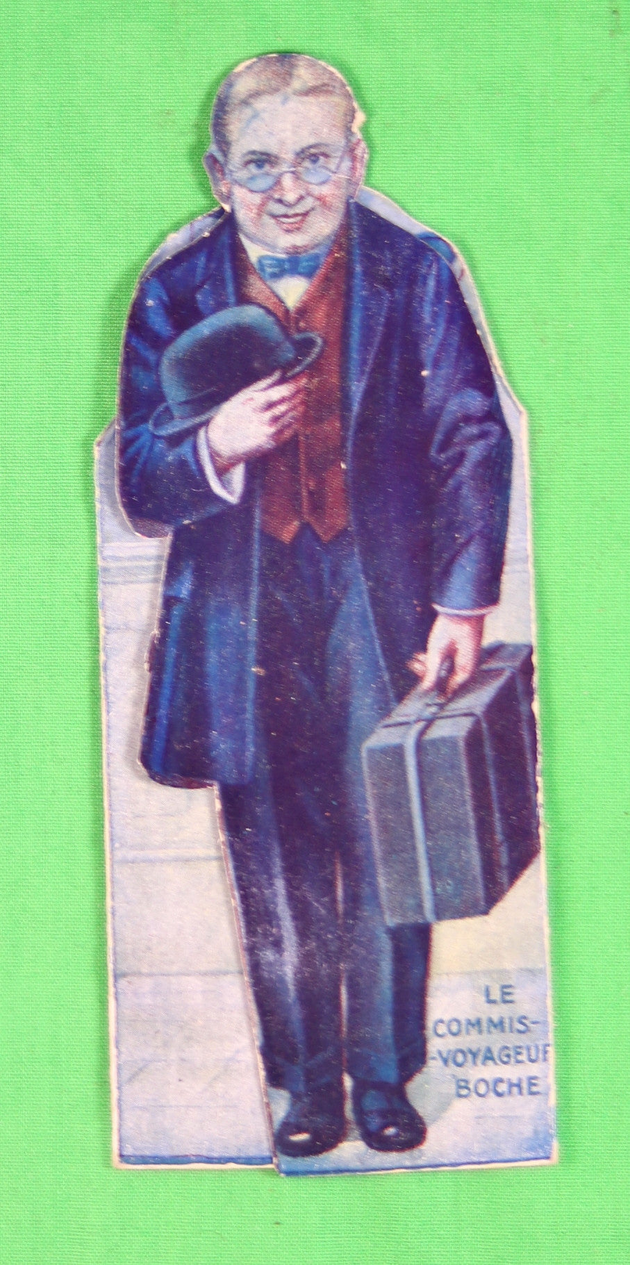 Guerre 14-18 carte système anti-allemand ‘Le commis voyageur Boche'