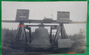 Guerre 14-18 cloche d’église utilisé pour alerte de gaz 1917