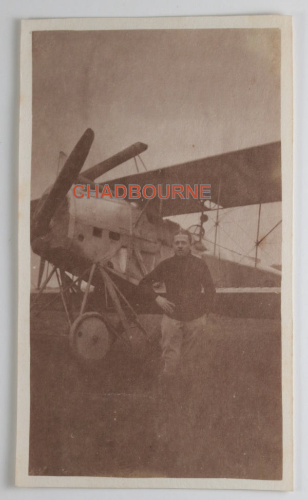 Guerre 14-18 lot 4 photos biplans l'aérodrome de Juvisy-sur-Orge 1917